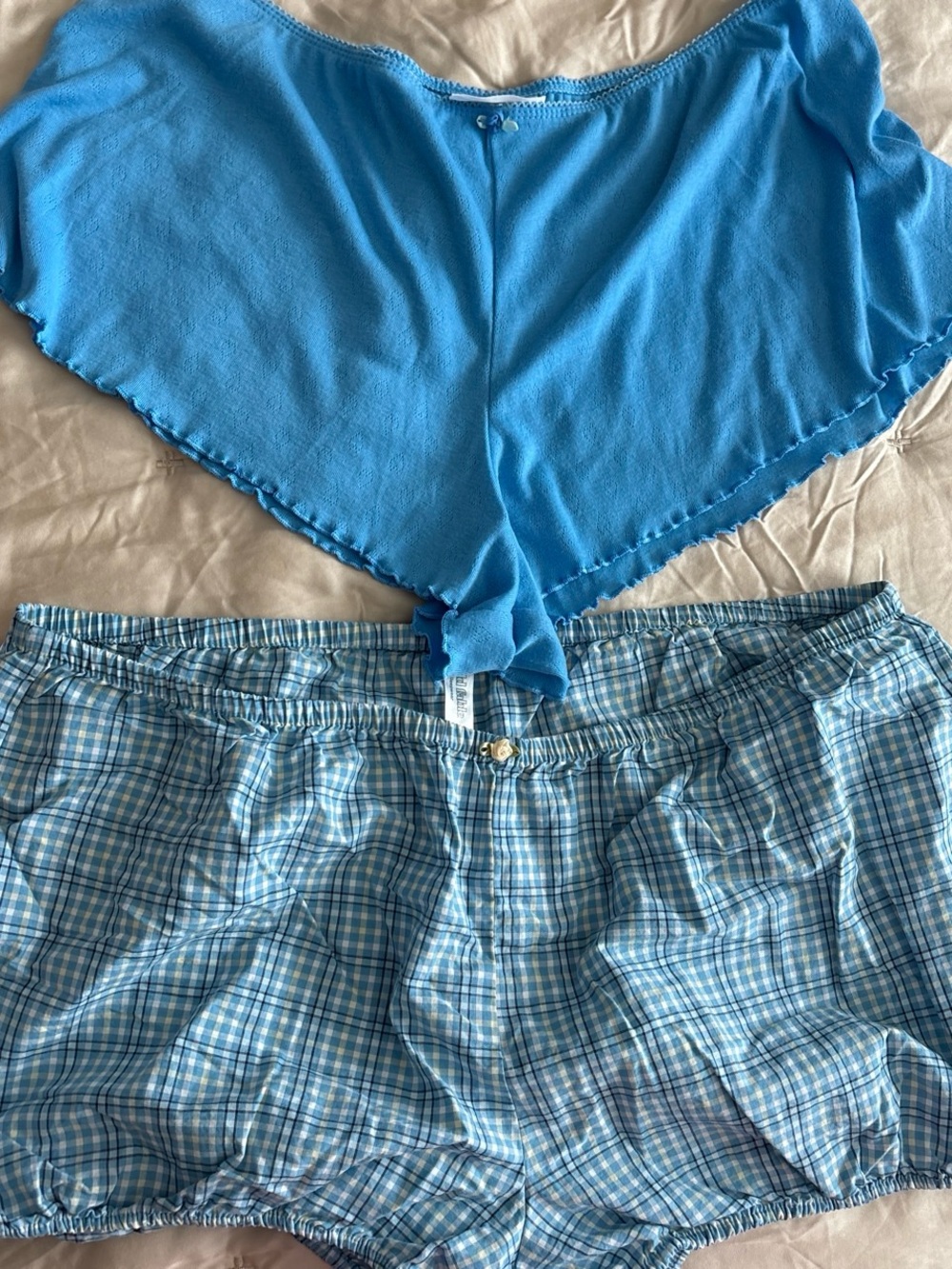 wild fable Light Blue Plaid Kids Lounge Shorts